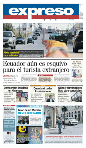 Cover of Diario Expreso