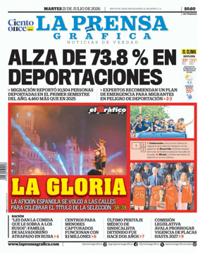 Cover of La Prensa Grafica