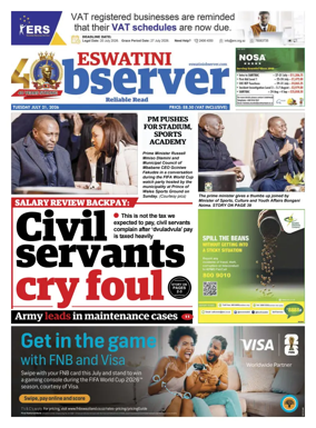 Cover of Eswatini Observer