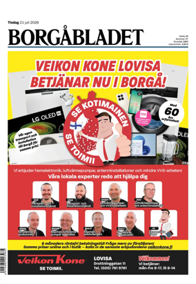 Cover of Borgabladet