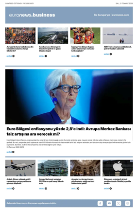 Cover of Euronews Business (Turkish) Compiled Editions