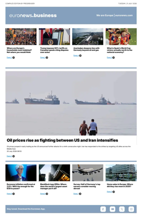 Cover of Euronews Business