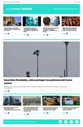 Cover of Euronews Health (Spanish) Compiled Edition