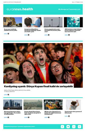 Cover of Euronews Health (Turkish) Compiled Edition