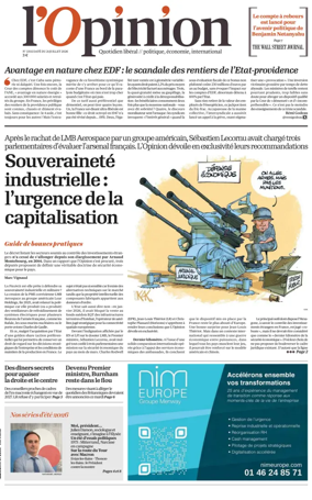 Cover of L'Opinion