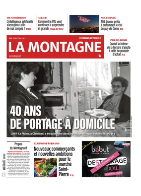 Cover of La Montagne (Clermont-Metropole)