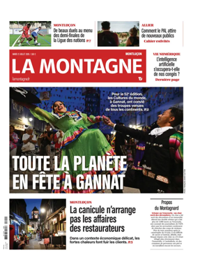 Cover of La Montagne (Montlucon)