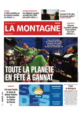 Cover of La Montagne (Moulins)