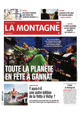 Cover of La Montagne (Vichy)
