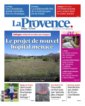 Cover of La Provence Aubagne-La Ciotat