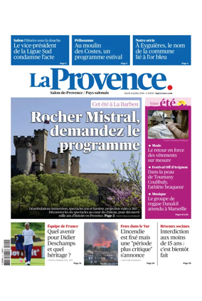 Cover of La Provence Salon-de-Provence / Pays salonais