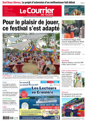Cover of Le Courrier de l’Ouest (Deux-Sevres)
