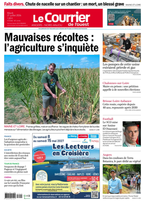 Cover of Le Courrier de l’Ouest (Nord Anjou)