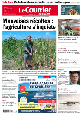 Cover of Le Courrier de l’Ouest (Saumur)
