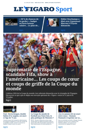 Cover of Le Figaro Sport