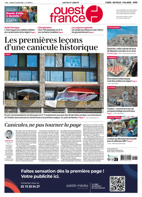 Cover of Ouest France (Caen - Bayeux - Falaise - Vire)