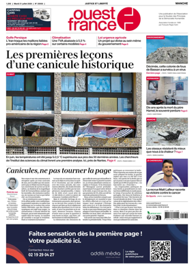 Cover of Ouest France (Manche)