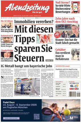 Cover of Abendzeitung Munchen