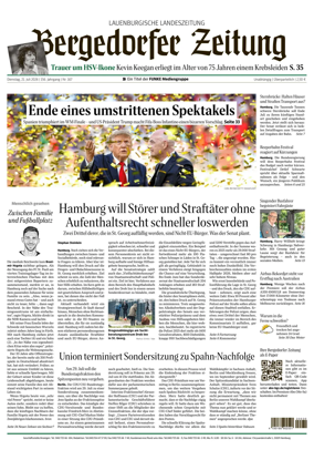 Cover of Bergedorfer Zeitung