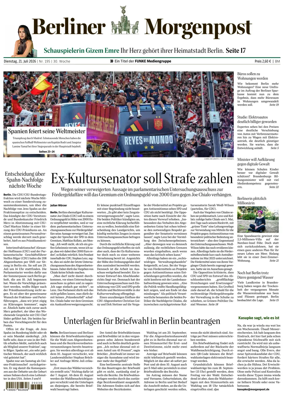 Cover of Berliner Morgenpost