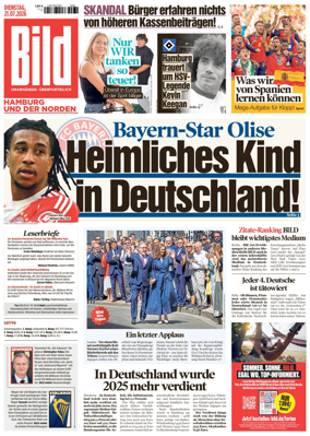 Cover of BILD Hamburg