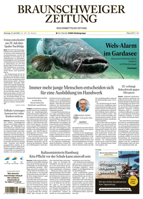 Cover of Braunschweiger Zeitung (Braunschweig)