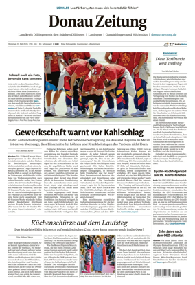 Cover of Donau Zeitung