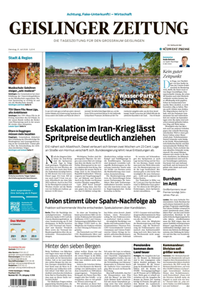 Cover of Geislinger Zeitung