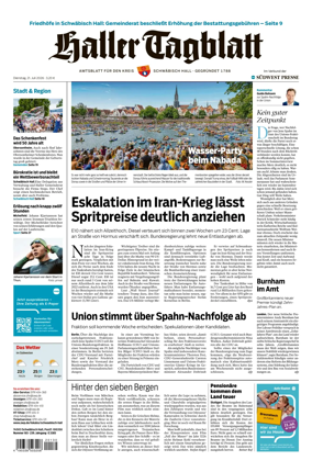 Cover of Haller Tagblatt