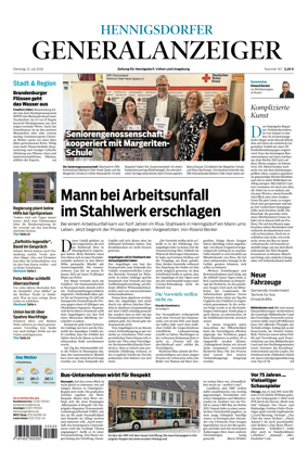 Cover of Hennigsdorfer Generalanzeiger