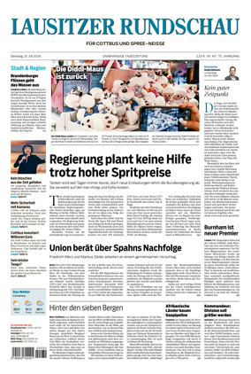 Cover of Lausitzer Rundschau