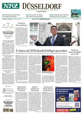 Cover of Neue Rhein Zeitung (Dusseldorf)