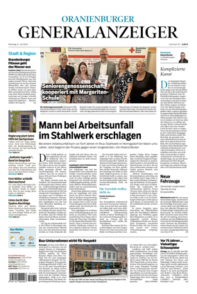 Cover of Oranienburger Generalanzeiger
