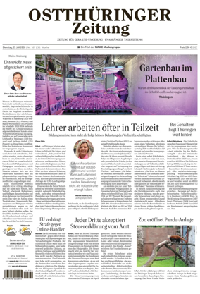 Cover of Ostthuringer Zeitung (Gera)