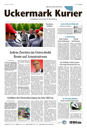 Cover of Prenzlauer Zeitung
