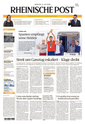 Cover of Rheinische Post Duisburg