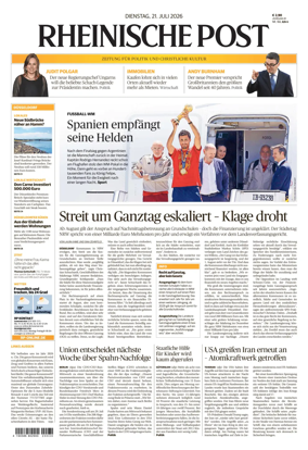 Cover of Rheinische Post – Dusseldorf Stadt