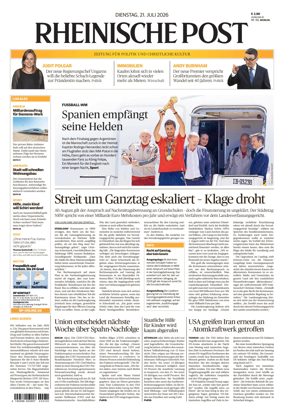 Cover of Rheinische Post Krefeld Kempen
