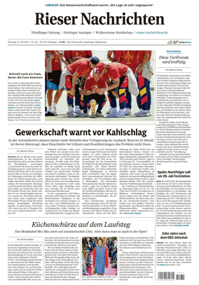 Cover of Rieser Nachrichten