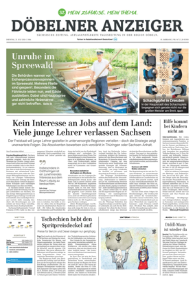 Cover of Sachsische Zeitung (Dobeln)