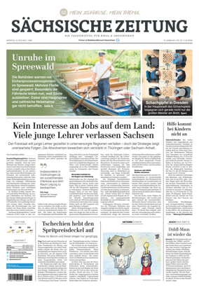 Cover of Sachsische Zeitung (Riesa & Grossenhain)