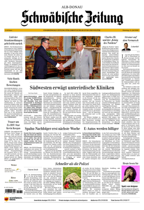 Cover of Schwabische Zeitung (Alb-Donau)