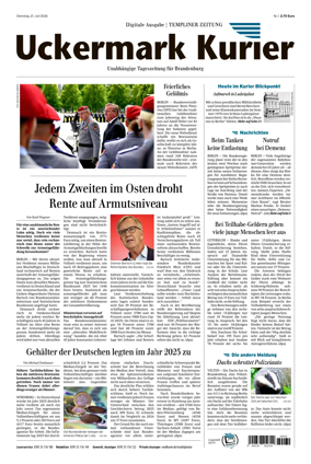 Cover of Templiner Zeitung