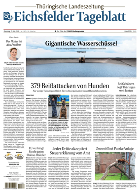 Cover of Thuringische Landeszeitung (Eichsfeld)