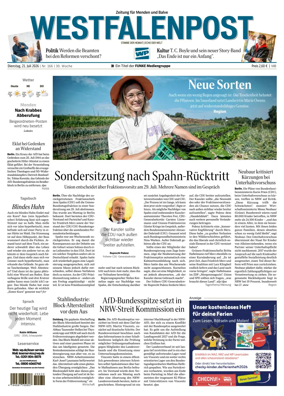 Cover of Westfalenpost (Balve)