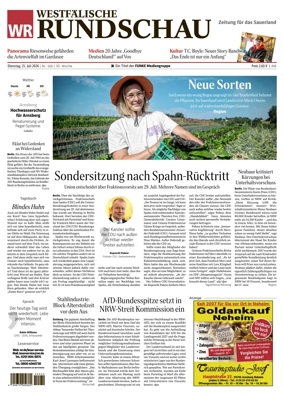 Cover of Westfalische Rundschau (Arnsberg)