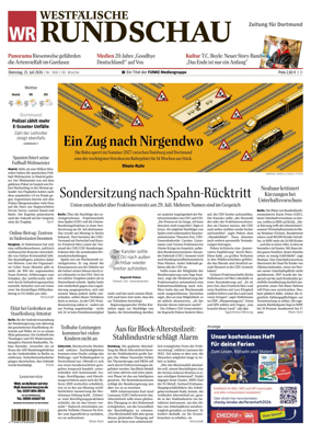 Cover of Westfalische Rundschau (Dortmund-Sud II)