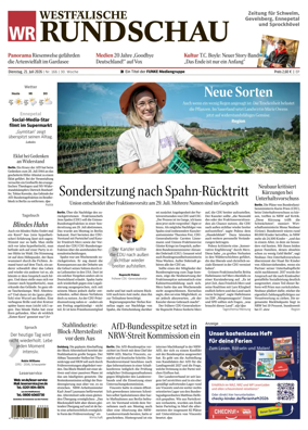 Cover of Westfalische Rundschau (Ennepetal)