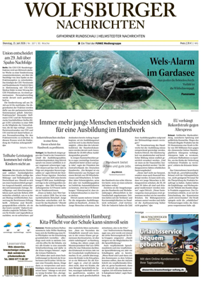 Cover of Wolfsburger Nachrichten (Wolfsburg-Gifhorn)