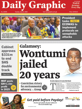 Cover of Daily Graphic